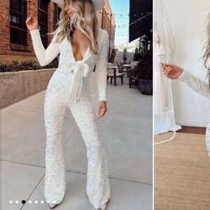 Show Me Your MuMu Sequin Jumpsuit